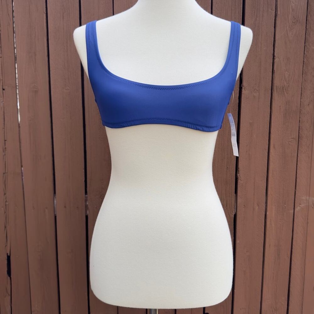 J. Crew | NWT Blue Bathing Suit Bikini Top Size XS Style BX611